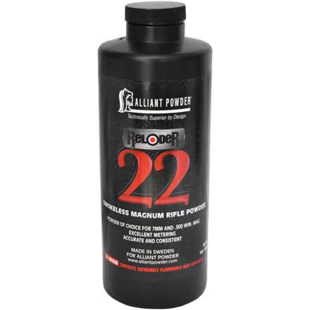 Alliant-Reloder-22-Powder-For-Sale-1lb Alliant Reloder 22 Smokeless Gun Powder - Image 1