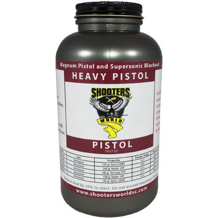 Shooters-World-Heavy-Pistol-Powder-For-Sale-1lb Shooters World Heavy Pistol D037-02 Smokeless Gun Powder - Image 1